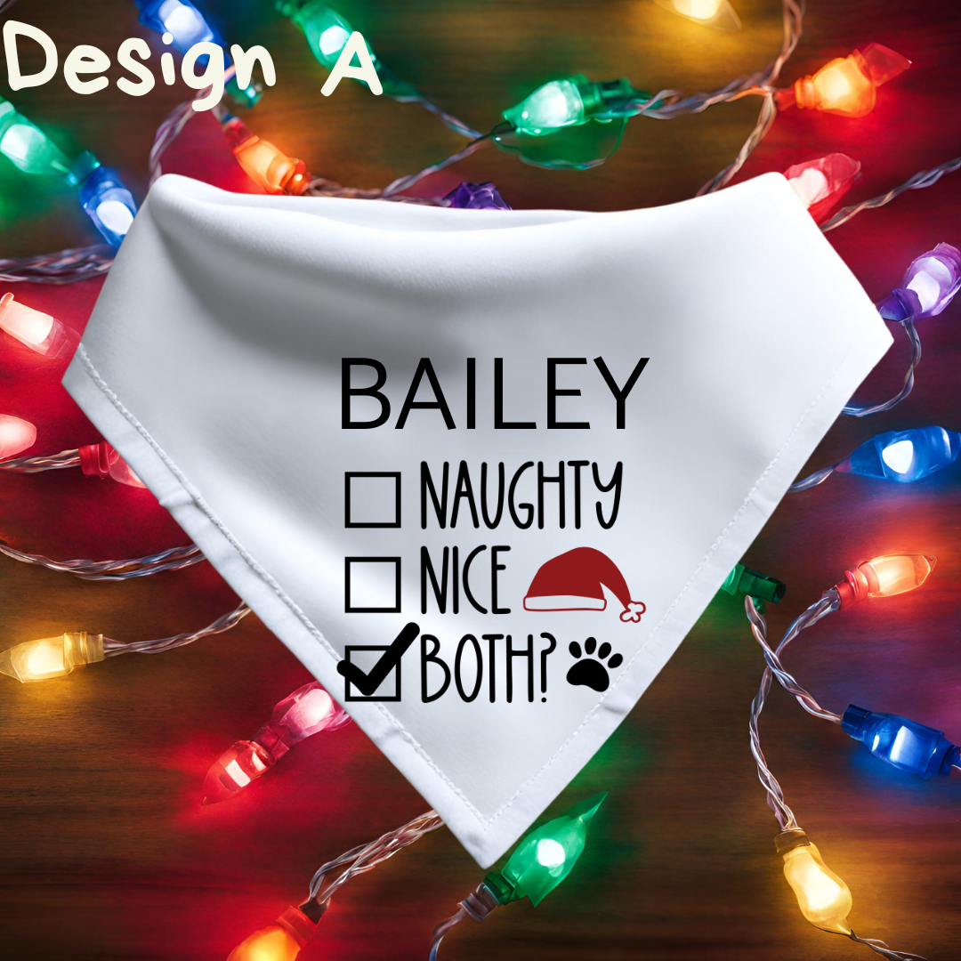 Christmas Dog Bandanas