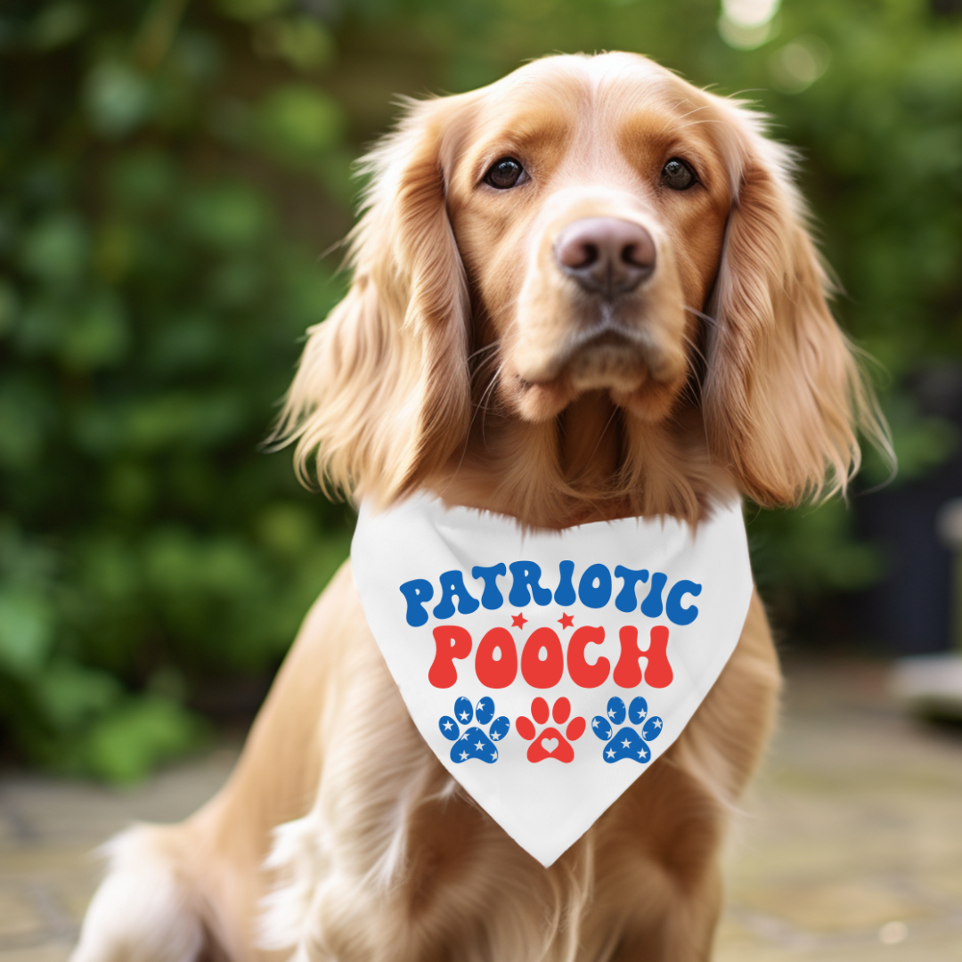 Patriotic Dog Bandanas