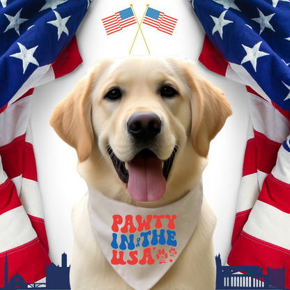 Patriotic Dog Bandanas