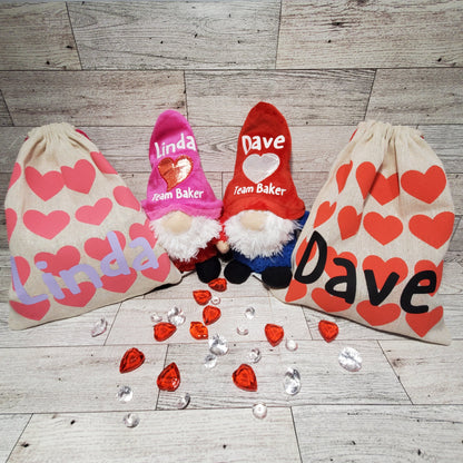 Valentine's Day Personalized Heart Gift/Treat Bags