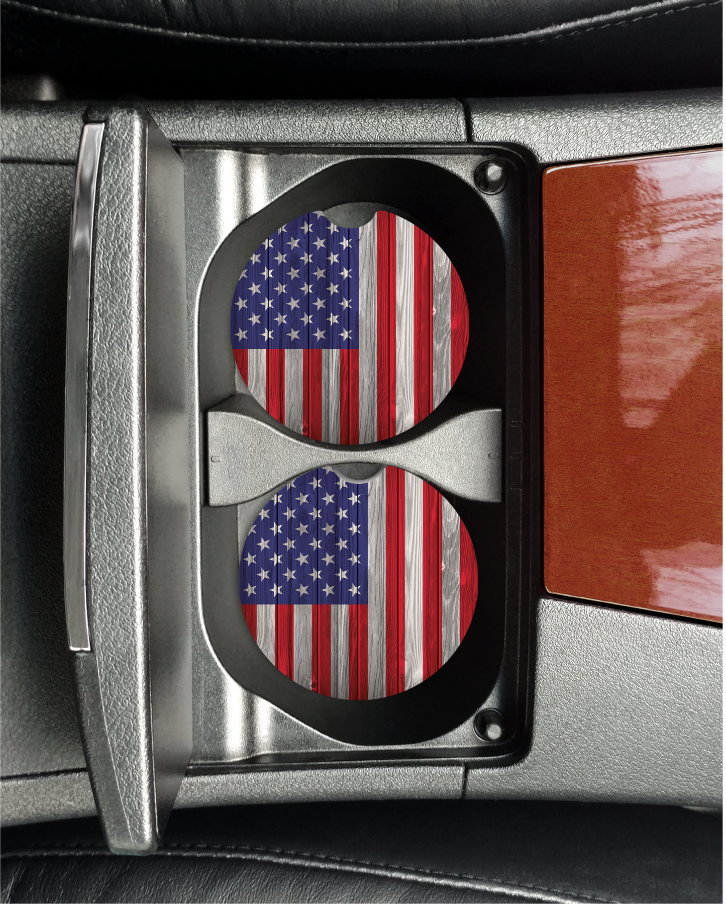 American Flag Car Coasters