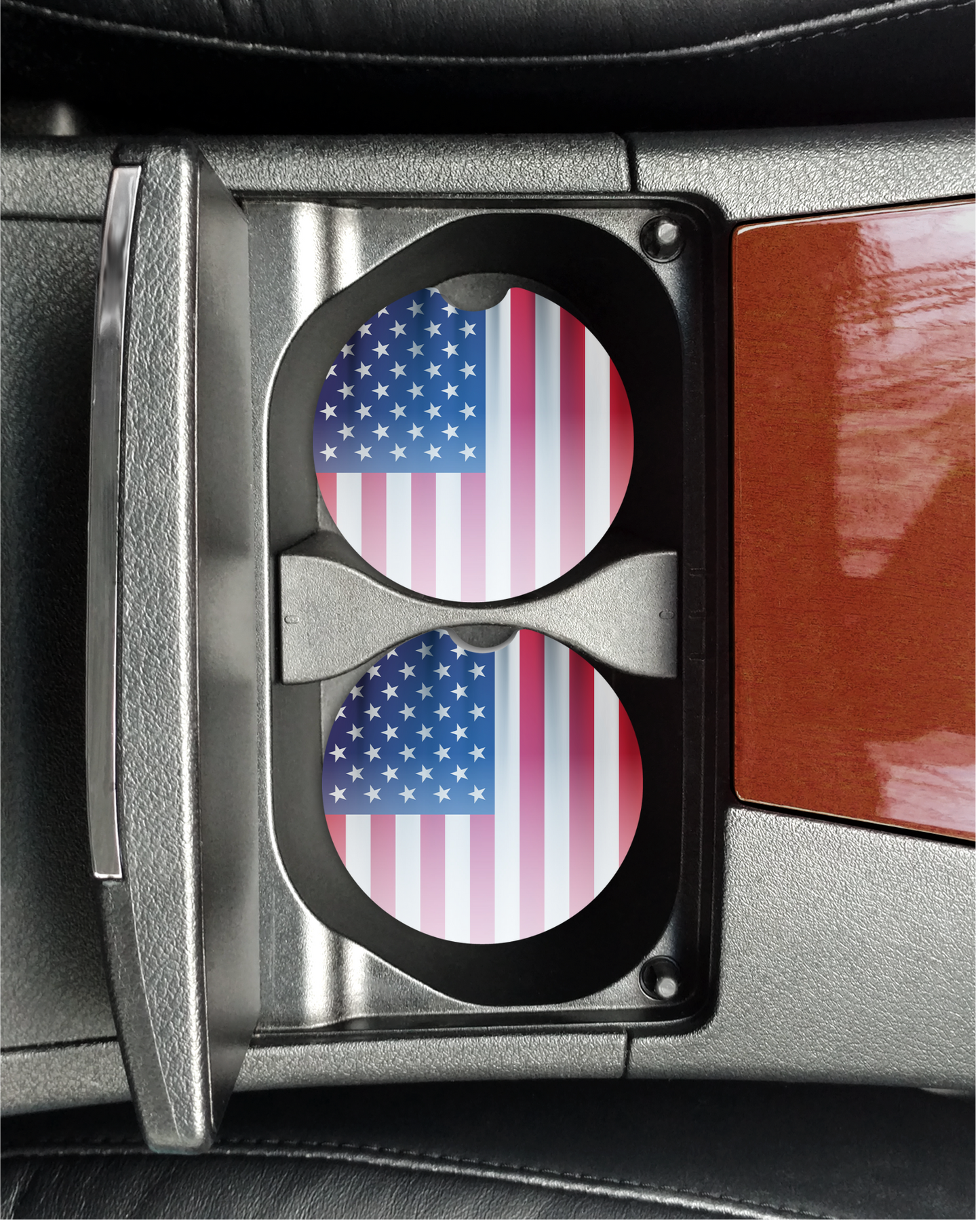 American Flag Car Coasters