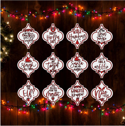 Arabesque Humorous Christmas Ornaments