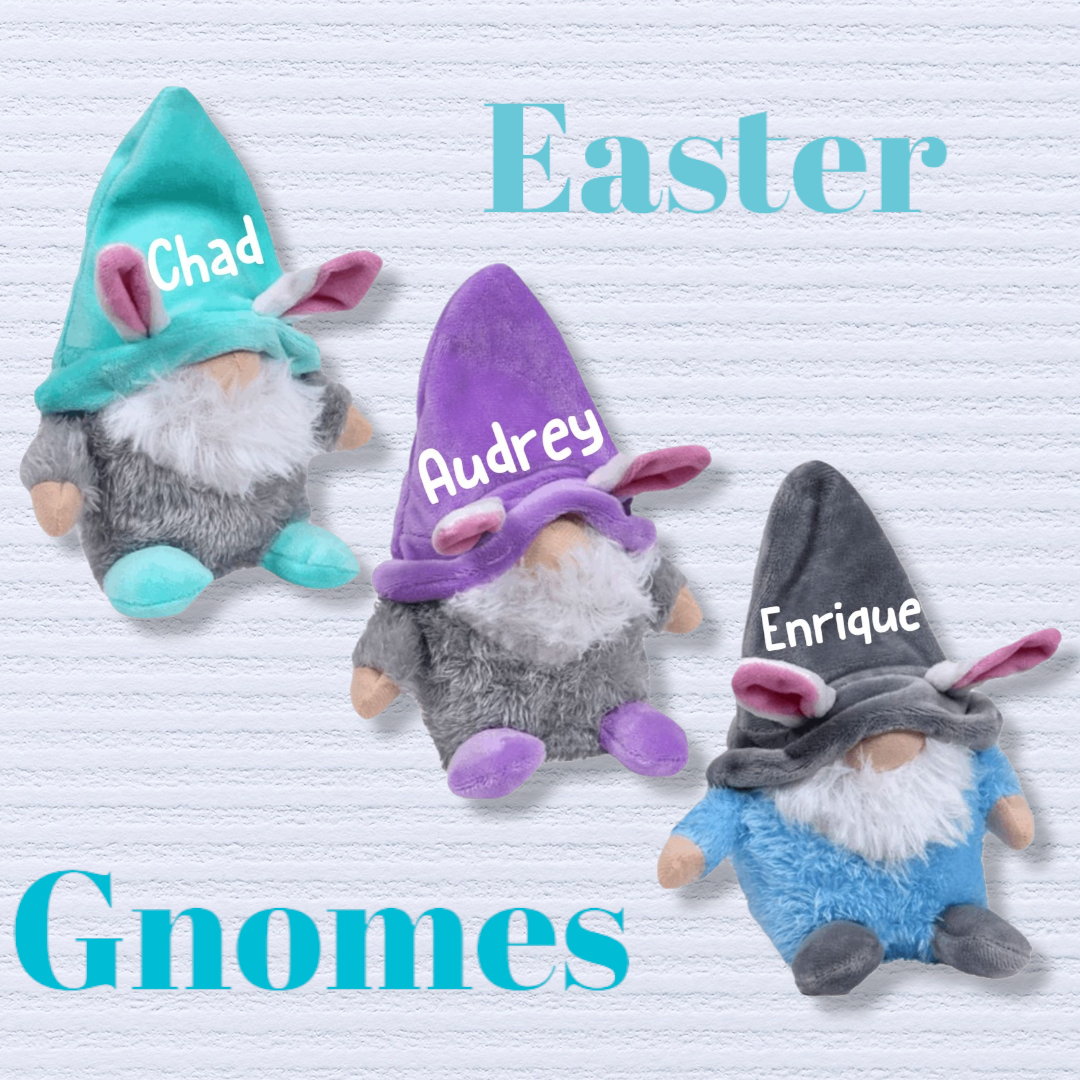 Personalized Easter Gnome Plush