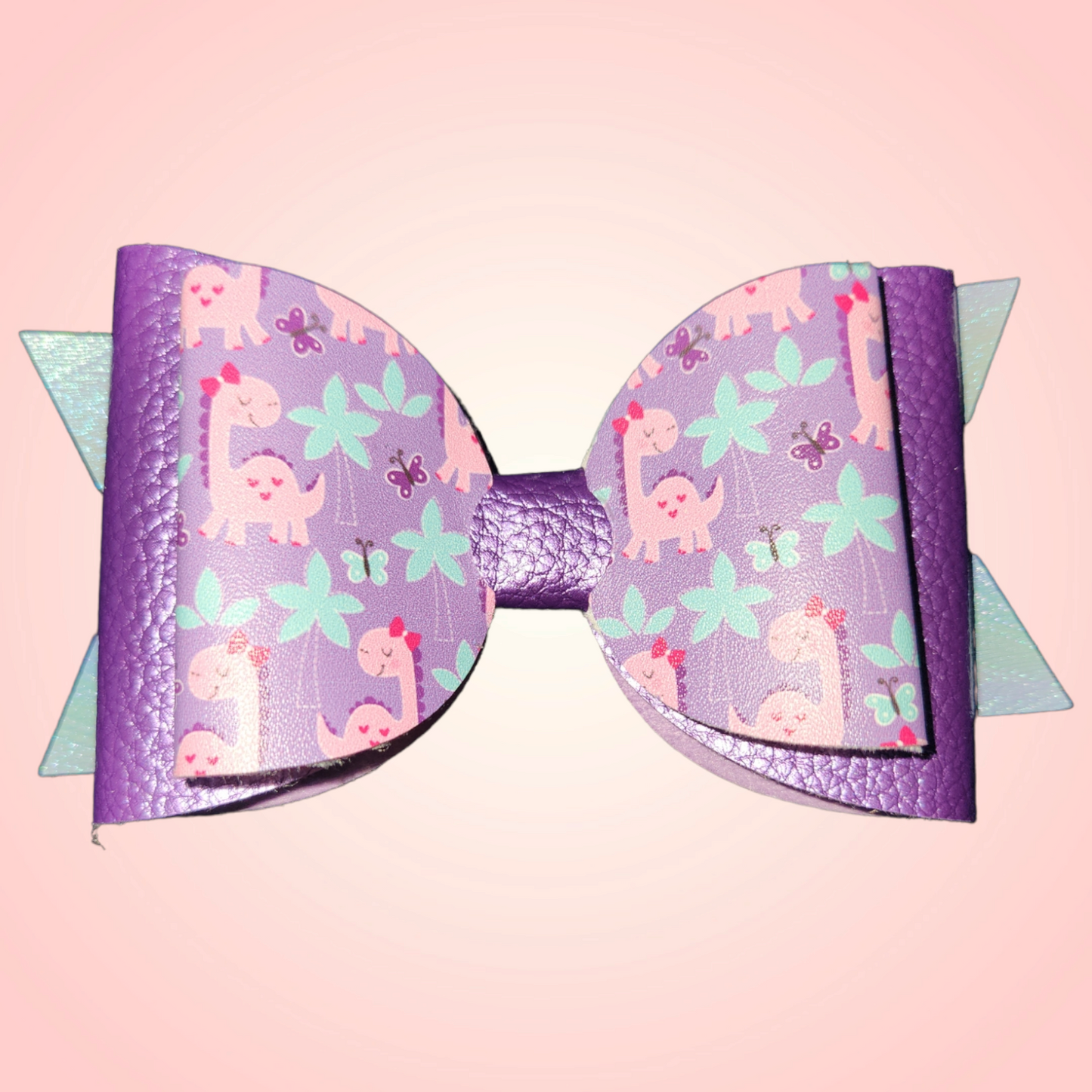 Pink Dinosaur Bow