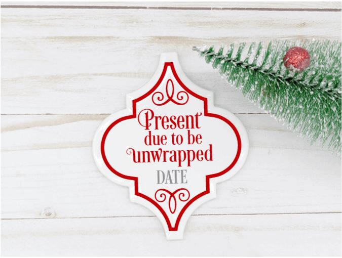 Arabesque Baby Christmas Ornaments