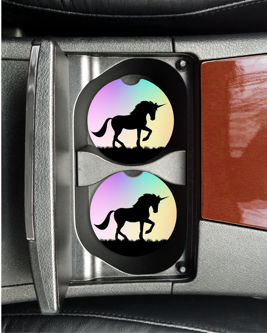 Unicorn Car Coasters